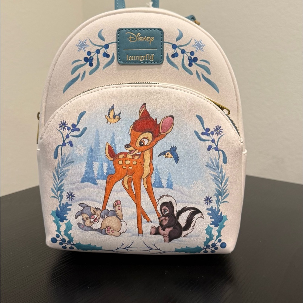 Loungefly Disney Bambi White and Blue Backpack